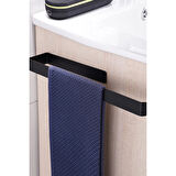 Periboia Metal Mat Siyah Havluluk