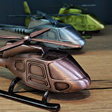 Periboia Dekoratif Metal Helikopter