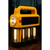 Periboia Güneş Enerjili Taşınabilir Projektör Işıldak