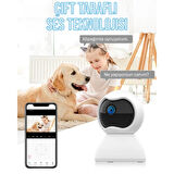 Periboia Çift Taraflı Ses Özellikli Wi-Fi Kamera