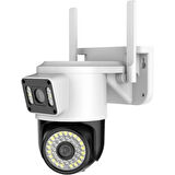 Periboia Çift Lensli Dış Mekan Wi-Fi Kamera