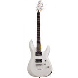 Schecter C-6 Deluxe Elektro Gitar (Satin White)