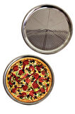Periboia Delikli Çelik Pizza Ve Lahmacun Tepsisi 3 Adet - 3 Boy
