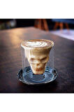 Periboia 75 ml Kuru Kafa Cam Bardak -Likör Shot - İçecek  Bardağı -Crystal Head