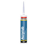Periboia Soudal Silikonize Mastik Yapıştırıcı Krem Renk 500gr Duşakabin Pencere Derz Su Geçirmez Boyanabilir