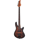 Schecter C-4 Standard Bas Gitar (Tobacco Burl)
