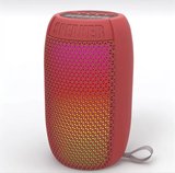  ProNorth RGB USB Destekli Kablosuz Bluetooth Bass Hoparlör Kırmızı