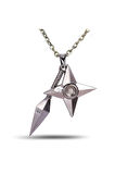 Gri Mızrak Naruto Anime Metal Zincirli Ikili Kolye
