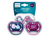 Philips Avent Ultra Air Emzik +18 Ay 2li Kız SCF349/22