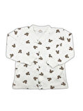 Sema Baby Mickey Mouse Bebek Pijama Takımı - Ekru 6-9 Ay