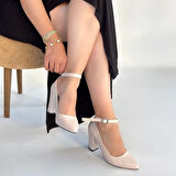 Rity Bej Cilt Topuklu Ayakkabı