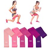 Leyaton Aerobik Band Pilates Plates Yoga Fitness Squat Çalışma Lastiği Latex Egzersiz