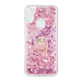 Gpack Samsung Galaxy M11 Kılıf Milce Sulu Yüzüklü Silikon Arka Kapak