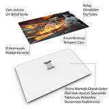 Mesleki Cam Tablo - Aşçı - Yatay Motif 01-016