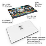 Mesleki Cam Tablo - Aşçı - Yatay Motif 01-154