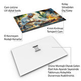 Mesleki Cam Tablo - Aşçı - Yatay Motif 01-158
