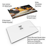 Mesleki Cam Tablo - Aşçı - Yatay Motif 01-172