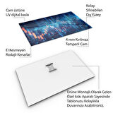 Mesleki Cam Tablo - Bankacı - Yatay Motif 02-002