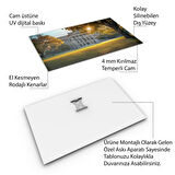 Mesleki Cam Tablo - Bankacı - Yatay Motif 02-003