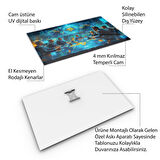 Mesleki Cam Tablo - Bankacı - Yatay Motif 02-126