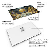 Mesleki Cam Tablo - Bankacı - Yatay Motif 02-133