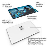 Mesleki Cam Tablo - Bankacı - Yatay Motif 02-160