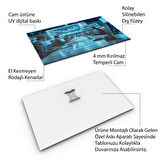 Mesleki Cam Tablo - Bankacı - Yatay Motif 02-185