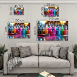 Mesleki Cam Tablo - Berber - Yatay Motif 03-009