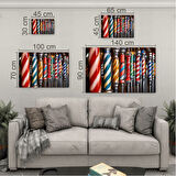 Mesleki Cam Tablo - Berber - Yatay Motif 03-019