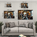 Mesleki Cam Tablo - Berber - Yatay Motif 03-131