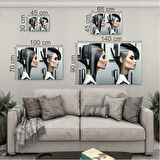 Mesleki Cam Tablo - Berber - Yatay Motif 03-134