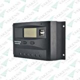 10A Solar Şarj Regülatörü 10 Amper Güneş Paneli Şarj Kontrol Cihazı Lexron 12/24V