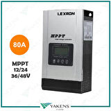 80 Amper Mppt 12/24/48V Solar Şarj Cihazı Lexron
