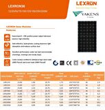 25 Watt 12V Monokristal Güneş Paneli Lexron