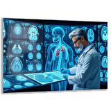 Mesleki Cam Tablo - Doktor - Yatay Motif 05-121