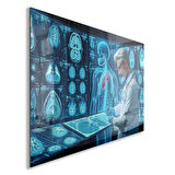 Mesleki Cam Tablo - Doktor - Yatay Motif 05-121