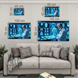 Mesleki Cam Tablo - Doktor - Yatay Motif 05-121