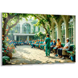 Mesleki Cam Tablo - Doktor - Yatay Motif 05-140