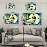 Mesleki Cam Tablo - Doktor - Yatay Motif 05-190