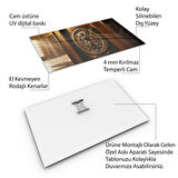 Mesleki Cam Tablo - Hukukçu - Yatay Motif 06-008