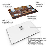Mesleki Cam Tablo - Hukukçu - Yatay Motif 06-018