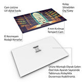 Mesleki Cam Tablo - Hukukçu - Yatay Motif 06-118
