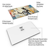 Mesleki Cam Tablo - Hukukçu - Yatay Motif 06-131