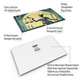 Mesleki Cam Tablo - Hukukçu - Yatay Motif 06-178