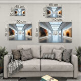 Mesleki Cam Tablo - Mimar - Yatay Motif 07-009