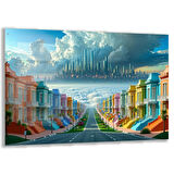 Mesleki Cam Tablo - Mimar - Yatay Motif 07-110