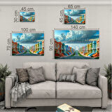 Mesleki Cam Tablo - Mimar - Yatay Motif 07-110