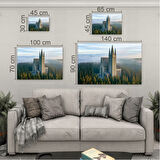 Mesleki Cam Tablo - Mimar - Yatay Motif 07-129