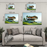 Mesleki Cam Tablo - Mimar - Yatay Motif 07-154