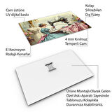 Mesleki Cam Tablo - Modacı - Yatay Motif 08-119